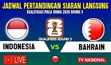 Bola88 Live Indonesia Vs Bahrain Hari Ini