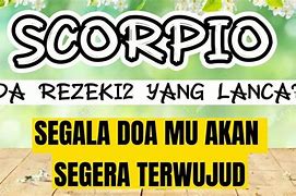 Scorpio Hari Ini Asmara